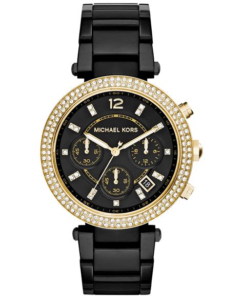 Michael Kors watches ladies black